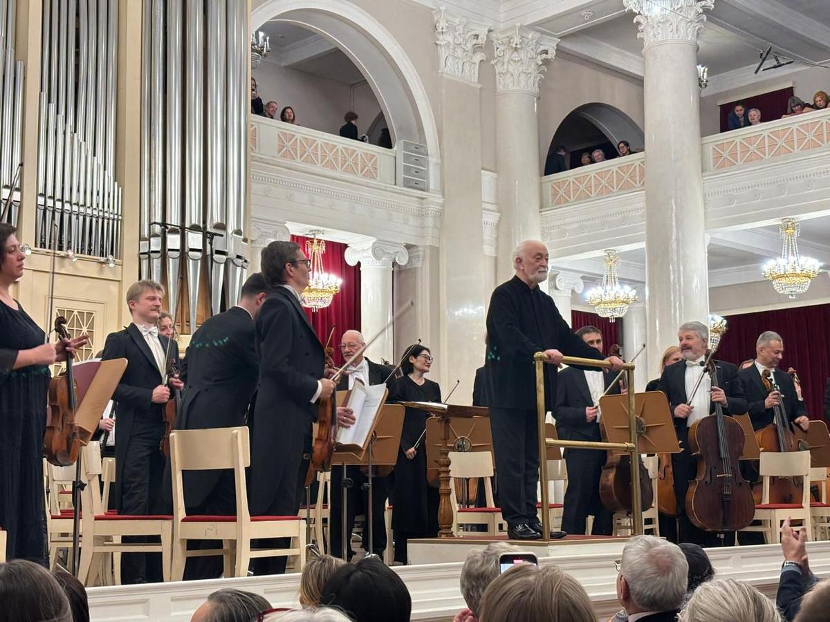 Концерт в честь Юрия Темирканова состоялся в Петербургской филармонии