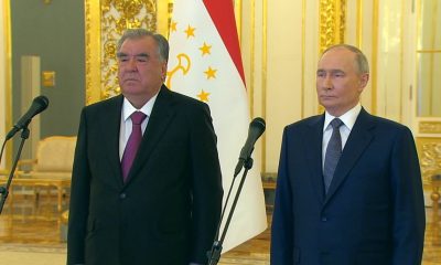 Церемония по случаю начала строительства в Таджикистане объектов культуры