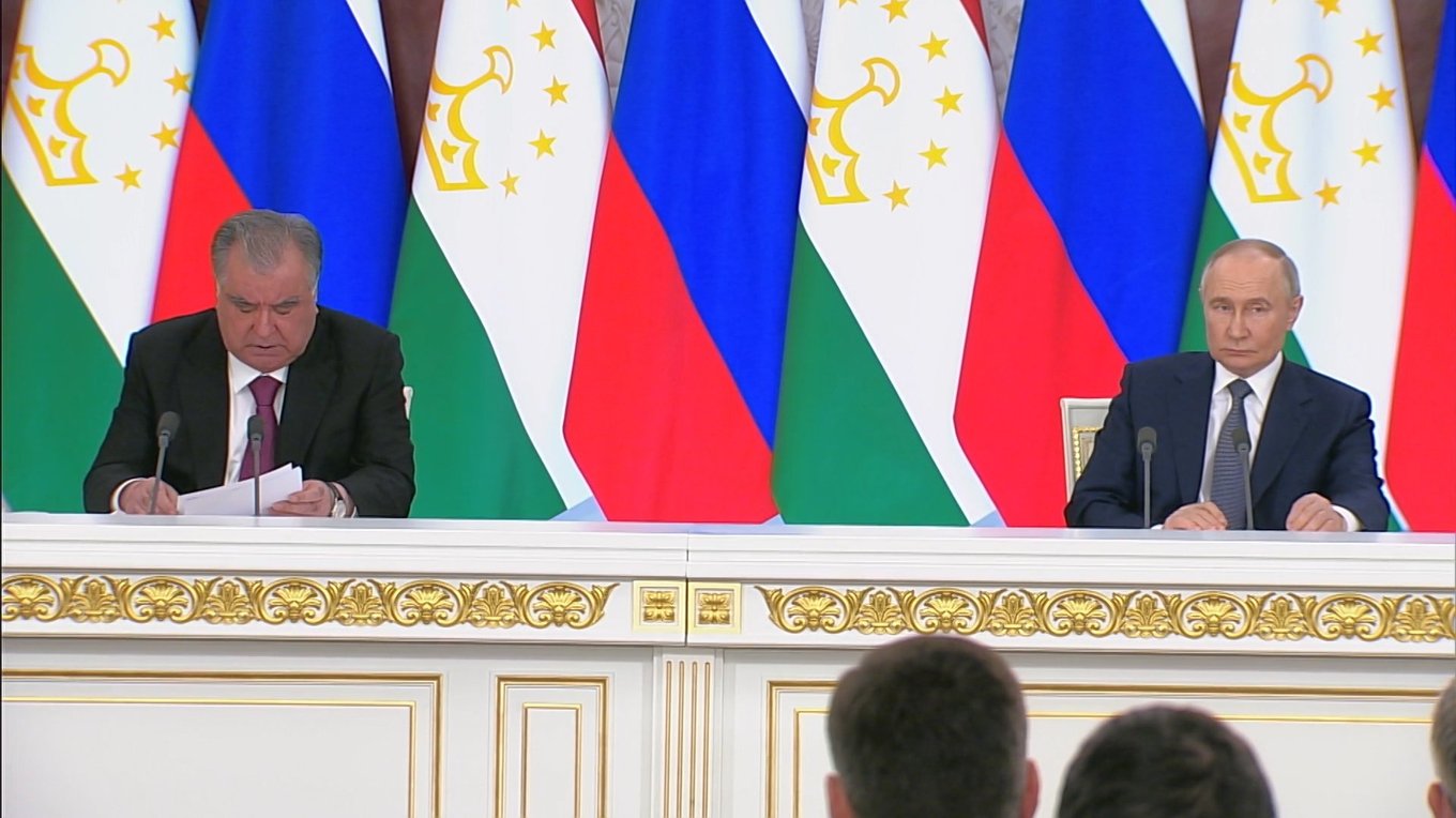 Владимир Путин и Эмомали Рахмон сделали заявления для СМИ