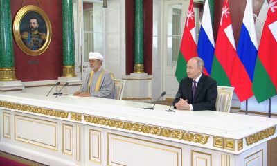 Подписание документов по итогам Российско-оманских переговоров