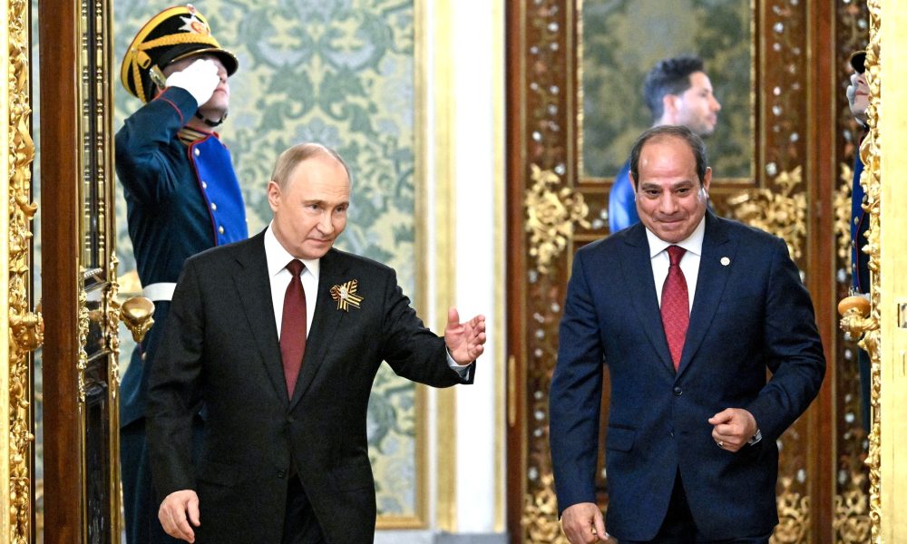 С Президентом Египта Абдельфаттахом Сиси.